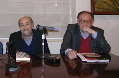 Jorge Enrique Adoum y Bruno Sáenz
