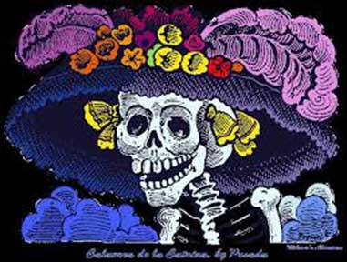 Catrina de colores